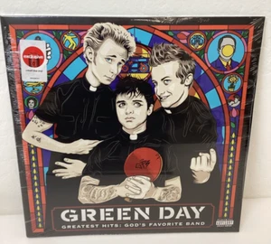 GREEN DAY " GREATEST HITS GODS FAVORITE BAND" 2 LP BLUE VINYL - Picture 1 of 5
