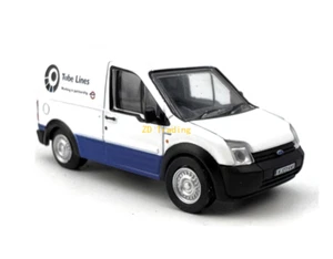 ZD 1:76 White Transporter Mini Van Delivery Model Diecast Metal Car BN - Picture 1 of 5