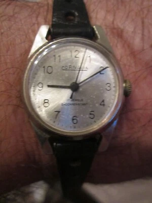 RELÓGIO DE CORDA FEMININO VINTAGE CORNAVIN - 17 JOIAS - CRISTAL GROSSO - BBA-15 - Imagem 1 de 4