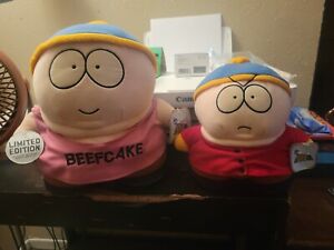1998 South Park Beefcake, Cartman Limited Edition Plush With Tags