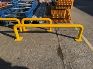 Pallet Racking Protection Barriers. L7ft (2100mm) x H420mm. Yellow - Picture 1 of 6