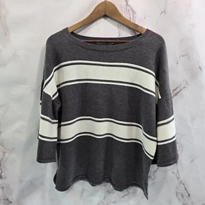 Anthropologie Top Damen klein weiß gestreift Sunday In Brooklyn Schulterfrei  - Bild 1 von 10