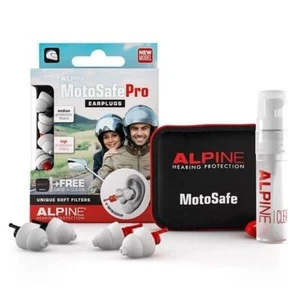Alpine MotoSafe Pro Earplugs SNR17 20 Motorcycle Racing Street Commute Race Tour - Picture 1 of 1