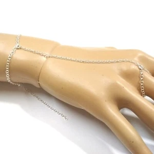PULSERA ESCLAVO AJUSTABLE Real Sólida Plata Esterlina 925 Cadena de Cable 2.5x3mm - Imagen 1 de 12