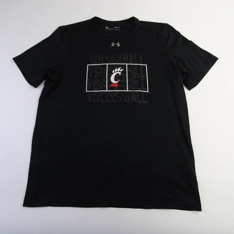 Cincinnati Bearcats Under Armour Short Sleeve Shirt Men's Black Used Cover