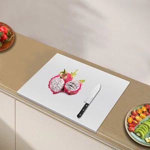 70x50cm Stainless Steel Cutting Board Rustproof Chopping Board For Kitchen New - Picture 1 of 19