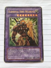 Elemental Hero Wildedge Ultimate Rare Wear On Card