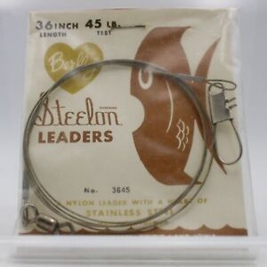 Berkley Steelon Leaders 3645 36 Inch 45lb Vintage NIP