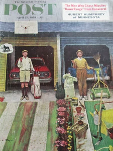 POST April 25, 1959 Magazine / Hubert Humphrey - Imagen 1 de 2