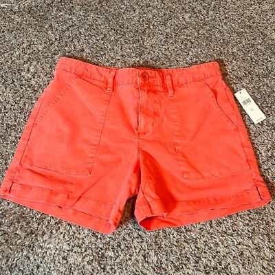 Sanctuary x Anthropologie Shorts High Rise Red Vermillion Size 25 - Image 1 of 4