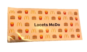 Lacets Mcdonald's - Mcdo - Macdo - Macdonald's - Man donald's Colector rare - Picture 1 of 5