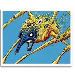Alex Pardee “Man’s Best Friend” 20x16 2014 Print Poster Low #9 Of 200 Signed - Picture 1 of 5