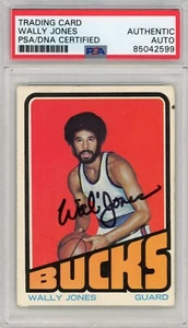 1972 TOPPS WALLY JONES #78 AUTOGRAPHED SIGNED PSA / DNA CERTIFIED AUTO - Picture 1 of 1