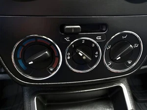 For Citroen Nemo 07-18  Polished aluminium Chrome heater surrounds rings 3 pcs - Picture 1 of 9