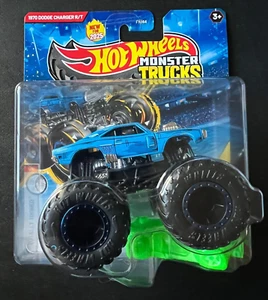 2025 Hot Wheels Monster Trucks 1970 Dodge Charger R/T - Picture 1 of 3