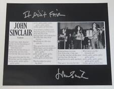 John Sinclair JOHN LENNON BEATLES (Related) Signed Autograph Auto 8x10 Photo JSA
