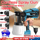 Cordless High Pressure Airless Spray Gun Paint Sprayer For Makita 18v Battery Au