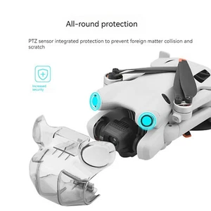 Lens Cap Transparent Black Protective Cover Lens Shell for DJI MINI 4 PRO Drone - Picture 1 of 11