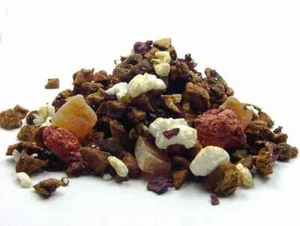 100g Erdbeer-Popcorn aromatisierter Früchtetee magenmild loser Tee - Picture 1 of 1