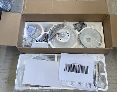 New / Open Box - Emerson Sweep Eco Wifi Ceiling Fan, Satin White - CF279SW - Image 1 of 4