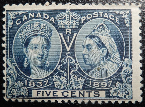 Canada Scott # 54, Mint Original Gum (HR) Cover