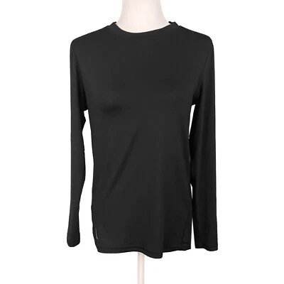 Champion Duofold Women's Base Layer Top Sz L Black Long Sleeve Vapor Technology - Image 1 of 4