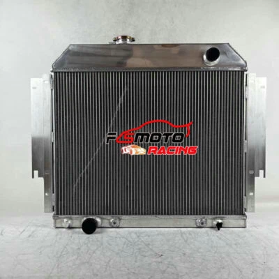 Radiador de aluminio de 3 filas para motor Ford E-150 E-250 E-350 Econoline V8 1979-1991 Foto 1 de 4