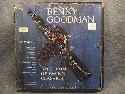 33 RPM LP 3 Record Box Set Benny Goodman Swing Classics w/ Booklet SRL 7673 VG+ - Image 1 of 4