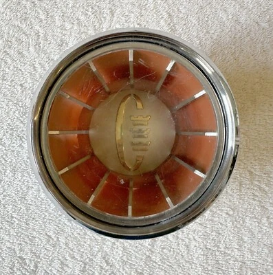 1957-58 Chrysler Steering Wheel Horn Button Windsor Saratoga New Yorker 57 - Image 1 of 4