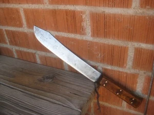 Cuchillo de carnicero de carbono vintage de 10" de la década de 1910 ** UNIVERSAL *** XL EE. UU. - Imagen 1 de 11