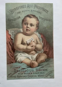 1880er Horsford's Acid Phosphate Quacksalber Medizin psychische Hysterie Vorsehung RI A83 - Bild 1 von 3