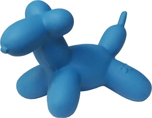 Globo de goma de látex para mascotas con encanto juguete para perros chirriante, azul, grande - Imagen 1 de 12