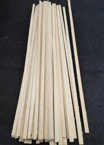 90 piezas Revestimientos de violín de buena calidad INTERIOR tiras de madera, madera de abeto, 400 mm de largo - Imagen 1 de 6