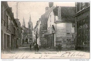 CPA 91 - DOURDAN - RUE SAINT PIERRE - L'EPICERIE ET LE CAVISTE AU 1ER PLAN - Imagen 1 de 1