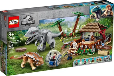 LEGO JURASSIC WORLD INDOMINUS REX VS. ANKYLOSAURUS (75941 ) RETIRED NEW SEALED - Image 1 of 3