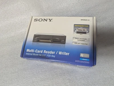 Sony MRW620-U1 NEW IN BOX Internal Memory Stick Card Reader Writer 3.5" FDD Bay  - Image 1 of 4