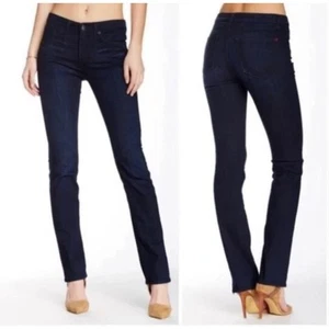 New Spanx Slim Straight Slimming Straight Leg Jeans Jeggings Blue Women's Size M - Picture 1 of 8