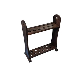 Espositore Supporto Stand per Bastoni o Bandiere da 12 posti in legno 56x48x14 - Picture 1 of 1