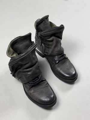 A.S. 98 Airstep Damas Botas de Combate de Cuero de Vanguardia Zapatos Talla 39 / EE. UU. 9 Foto 1 de 4