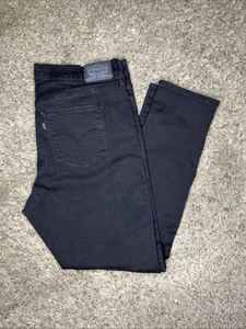 Women’s Jeans Size 33 Levi’s 311 Shaping Skinny Black Stretch Denim - Picture 1 of 9