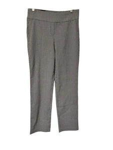 Hilary Radley Slim Leg Damen Größe S schwarz kariert Pull-On gerade Anzughose - Bild 1 von 8