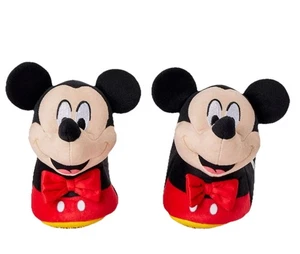NEW Disney Mickey Mouse Toddler's Sock Top Slipper Sz 9-10 ~Slip Resistant - Picture 1 of 4