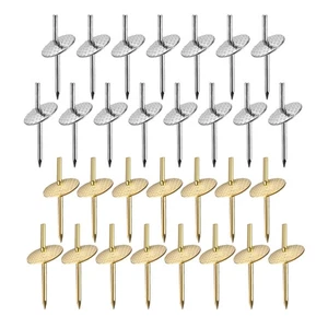 30 piezas gancho herrajes clavos para colgar cuadros ganchos de aleación de hierro perchas de pared - Imagen 1 de 12