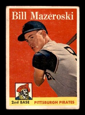 1958 TOPPS #238 BILL MAZEROSKI (VG) ~ GFCC - Изображение 1 из 3