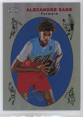 2021-22 Chrome OTE Overtime Elite 1969 Topps Basketball Alexandre Sarr #69TB-17 - Image 1 of 2