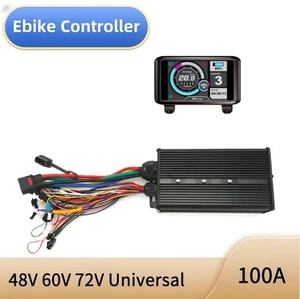 48V-72V 5000-7000W 100A Controlador de Onda Sinusoidal Pantalla a Color Bicicleta Eléctrica eBike - Imagen 1 de 13