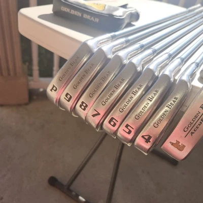 Womens Golf Iron Set GOLDEN BEAR Accuforce II Steel 4-9 plus wedge & putter 8pcs - Image 1 of 4