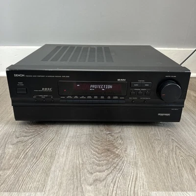 Denon AVR-2500 Surround Sound Receiver 5.1 Channel Stereo For PARTS READ - Image 1 of 4