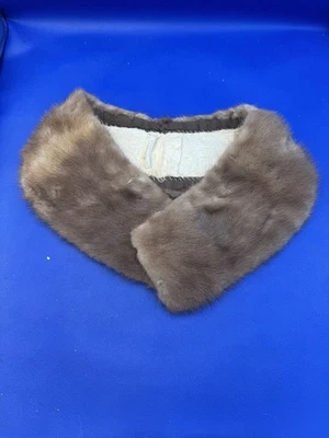 Vintage 50s Mink Fur Collar Neck Warmer  Excellent Stole - Image 1 of 4