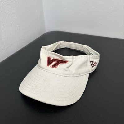 Virginia Tech Visor New Era White Maroon VT Hokies Adjustable  - Bild 1 von 4